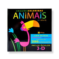 LIVRO 3D - CRIAÇÕES COLORIDAS ANIMAIS