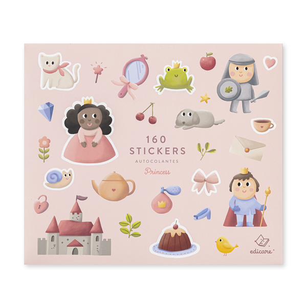 160 STICKERS PRINCESS