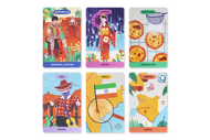 AROUND THE WORLD - 7 FAMILY CARD GAME