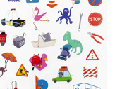 160 STICKERS VEHICLES