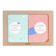 CONJUNTO  - 2 LIVROS DE RECORDAÇÕES