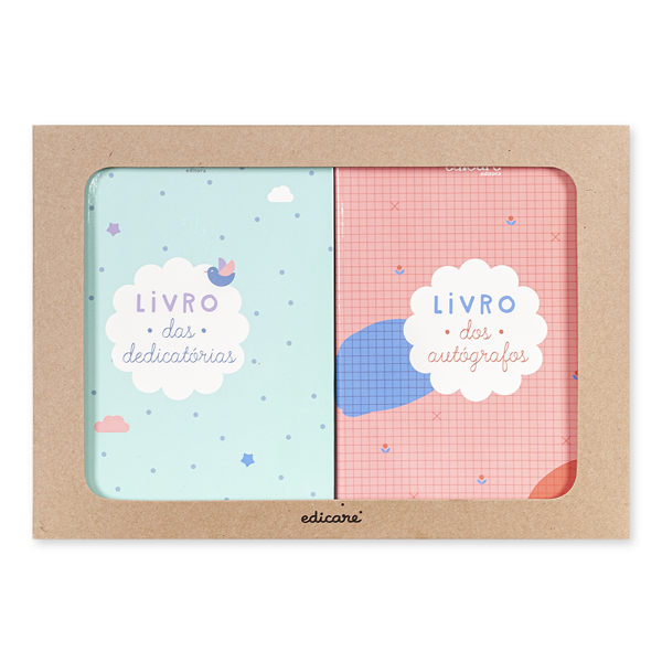 CONJUNTO  - 2 LIVROS DE RECORDAÇÕES