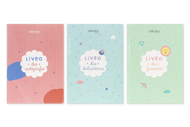 CONJUNTO  - 2 LIVROS DE RECORDAÇÕES