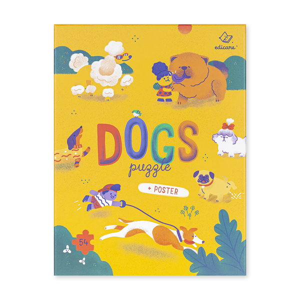 PUZZLE DOGS - 54 PCS