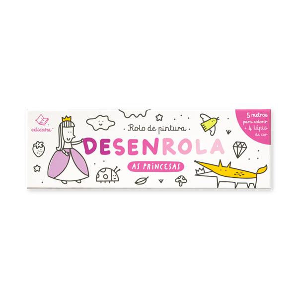 DESENROLA - AS PRINCESAS (rolo de colorir)