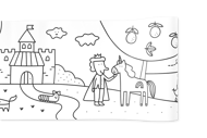 DESENROLA - AS PRINCESAS (rolo de colorir)