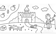 DESENROLA - AS PRINCESAS (rolo de colorir)
