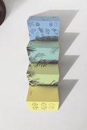 POSTCARD - I CAN'T DRAW - YELLOW